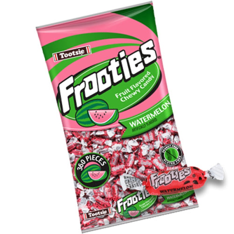 Frooties Watermelon Chewy Candy – 2.42 LB Bulk Bag