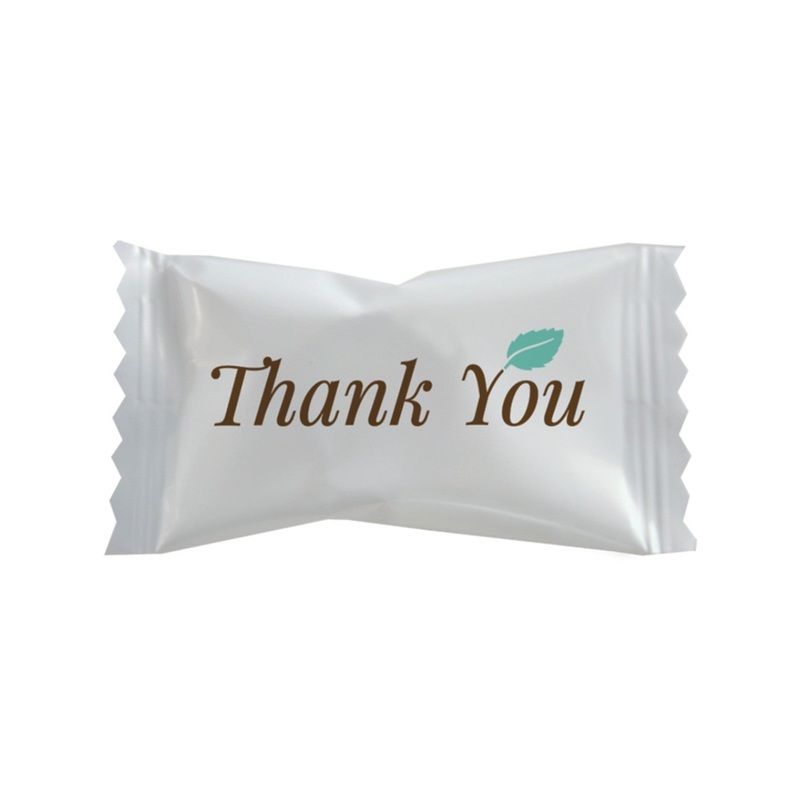 “Thank You” Themed Wrapped Buttermints – 14 oz Bag