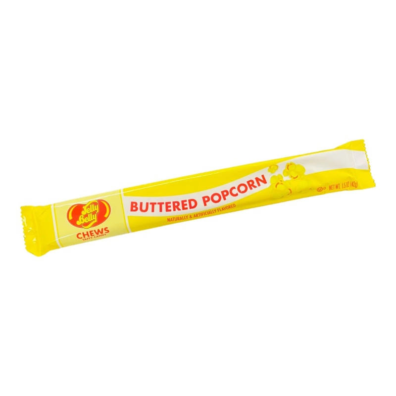 Jelly Belly Taffy Chews – Buttered Popcorn (1.5oz)