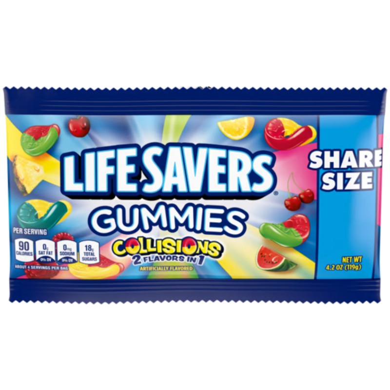 Life Savers Collisions Gummies Share Size 4.2oz – 15ct