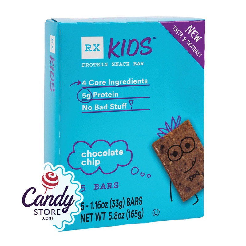 Rx Bar Kids Chocolate Chip 5 Ct 5.8oz Boxes – 6ct
