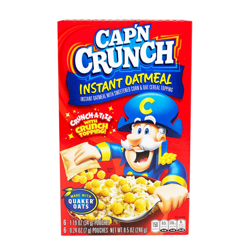 Captain Crunch Instant Oatmeal Original 6 Pouches – 34g