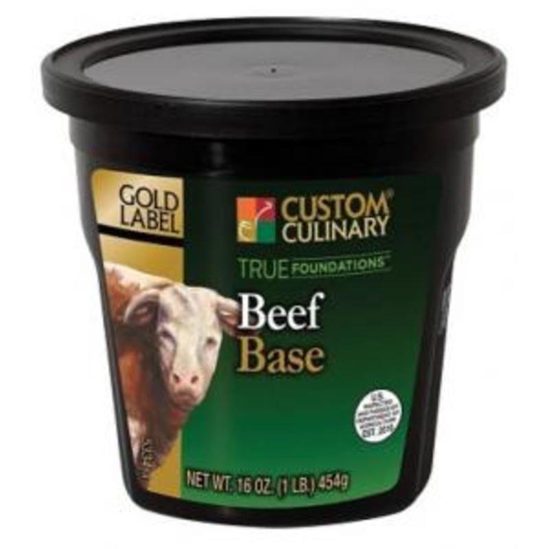 Custom Culinary Gold Label Gluten Free Beef Base (1 lb. Pcks, 6 Per Case)