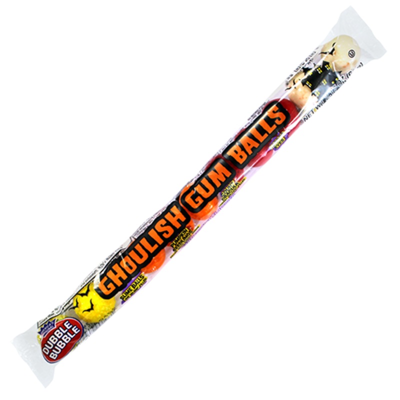 Dubble Bubble Ghoulish Gumballs – 10 Ball Tube 1 Tube