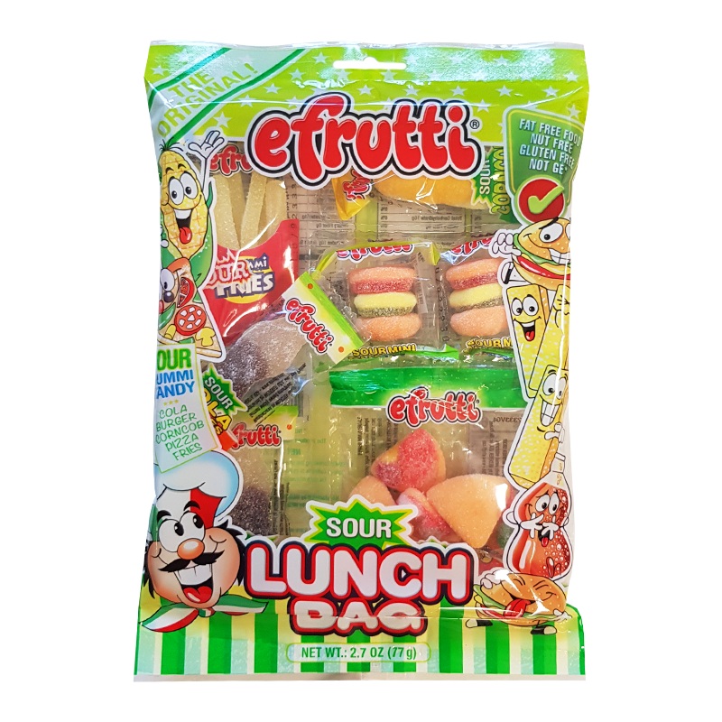 eFrutti Sour Gummi Lunch Bag (77g)