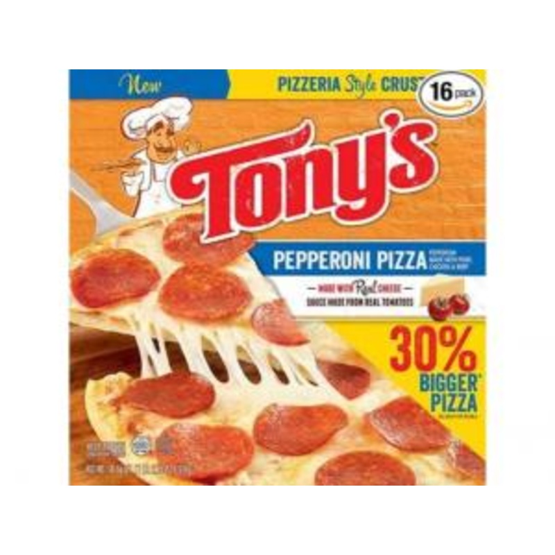 Tonys Pizzeria Style Pizza Pepperoni 18.9oz (PACK OF 16)