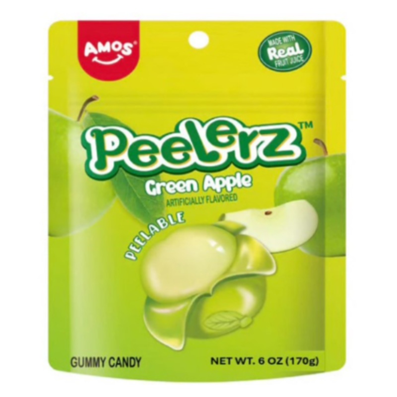 Amos Peelerz Green Apple 6oz – 12ct