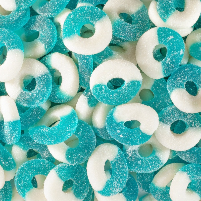 Albanese Blue Raspberry Rings 4.5lb – 1ct