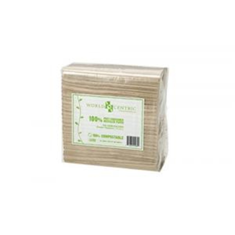 (Price/Pack)World Centric NP-SC-DN Unbleached Dinner Napkins 2 P