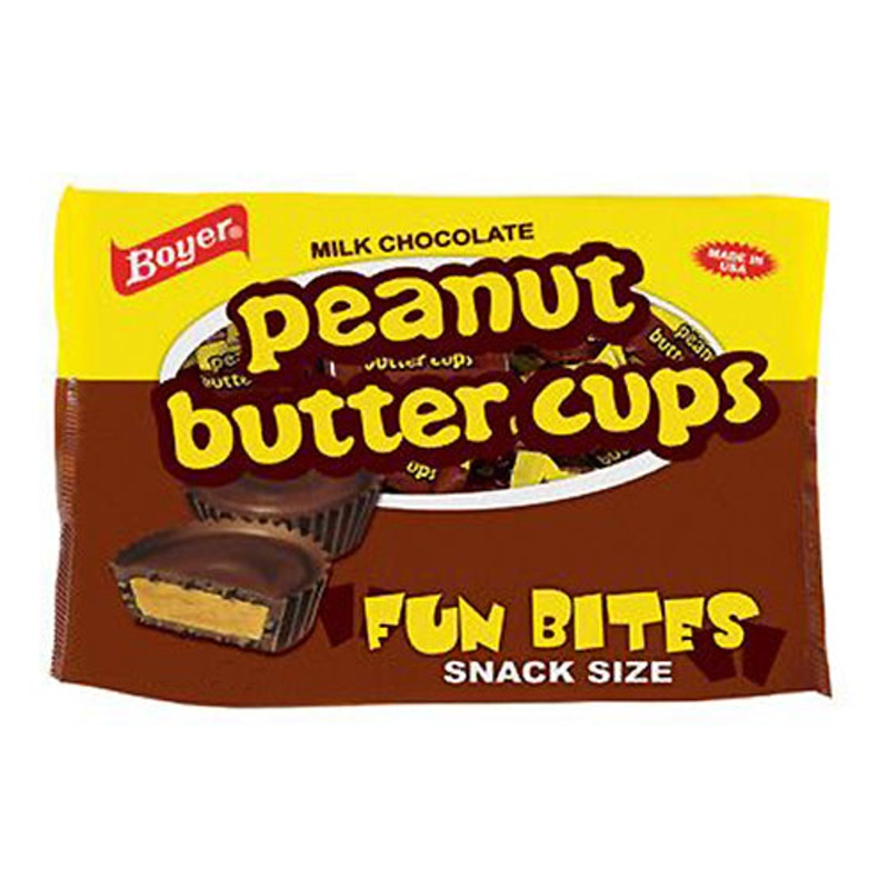 Boyer Peanut Butter Cups Fun Bites Snack Size – 10-oz. Bag