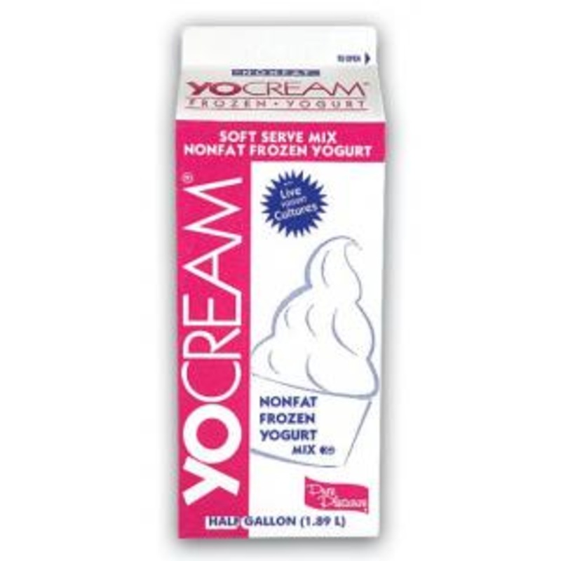 Yocream Yogurt Mix, Very Strawberry Nonfat Soft Serve, 64 Ounce – 6 per case.