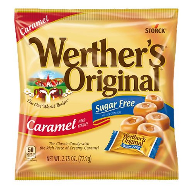 Werther’s Original Caramel Sugar Free Hard Candy – 2.75-oz. Bag