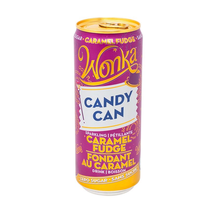 Wonka Candy Can Caramel Fudge Drink (UK) – 330mL