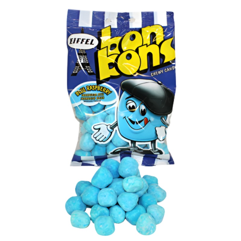 Eiffel Bonbons Chewy Candy Blue Raspberry 4 oz. Bag