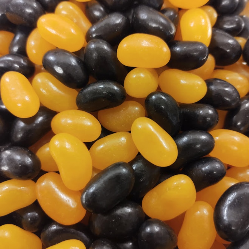 Zed Candy Orange and Blackberry Jumbo Jelly Beans – Big Bean Sweets