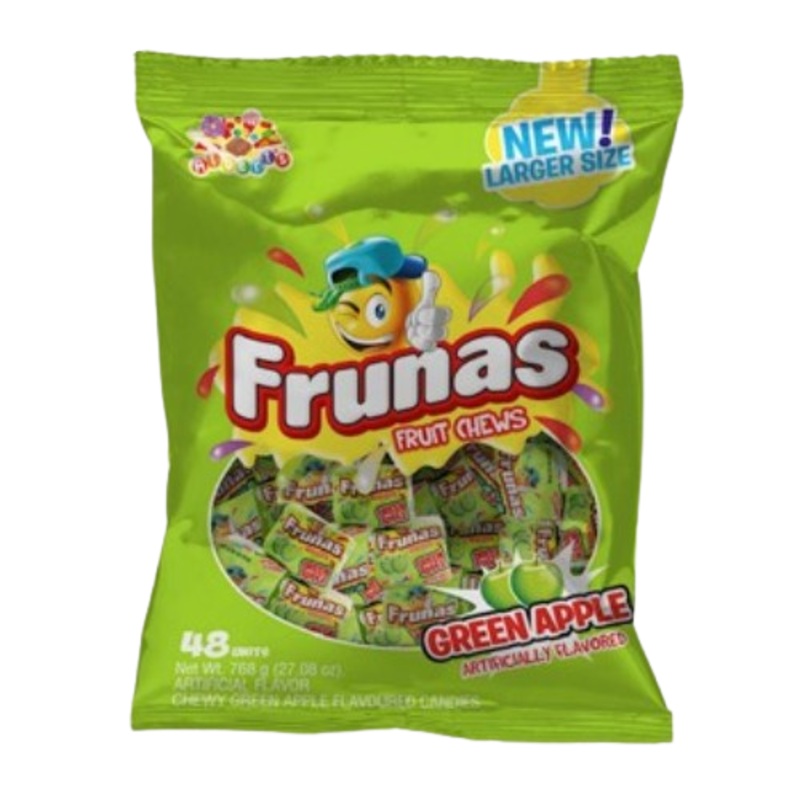Albert’s Frunas Green Apple 48 count 27.08 oz. Bag
