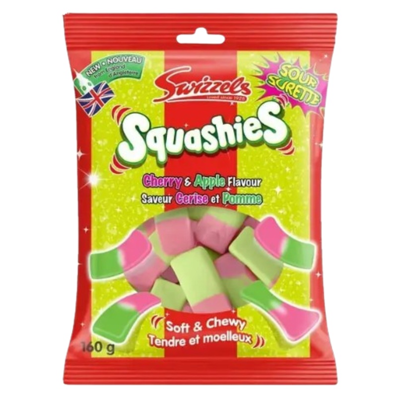 Swizzels Squashies Cherry & Apple 160 g Bag