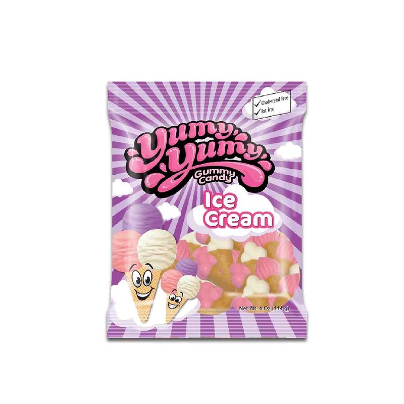 Yumy Yumy Gummy Ice Cream Cones Bags