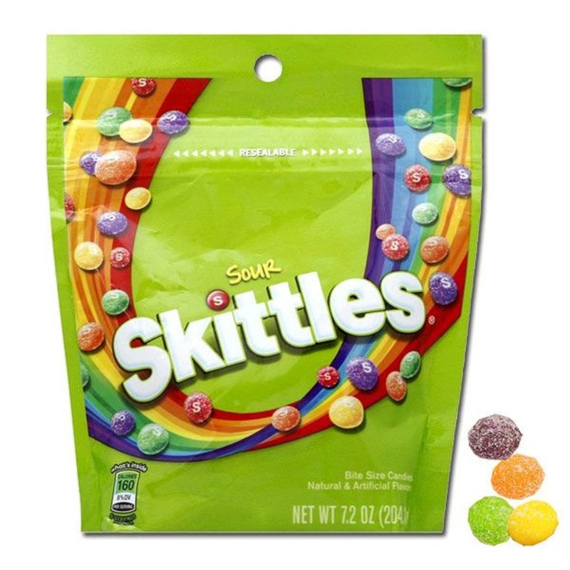 Skittles Sour Peg Bag  7.2oz – 12ct