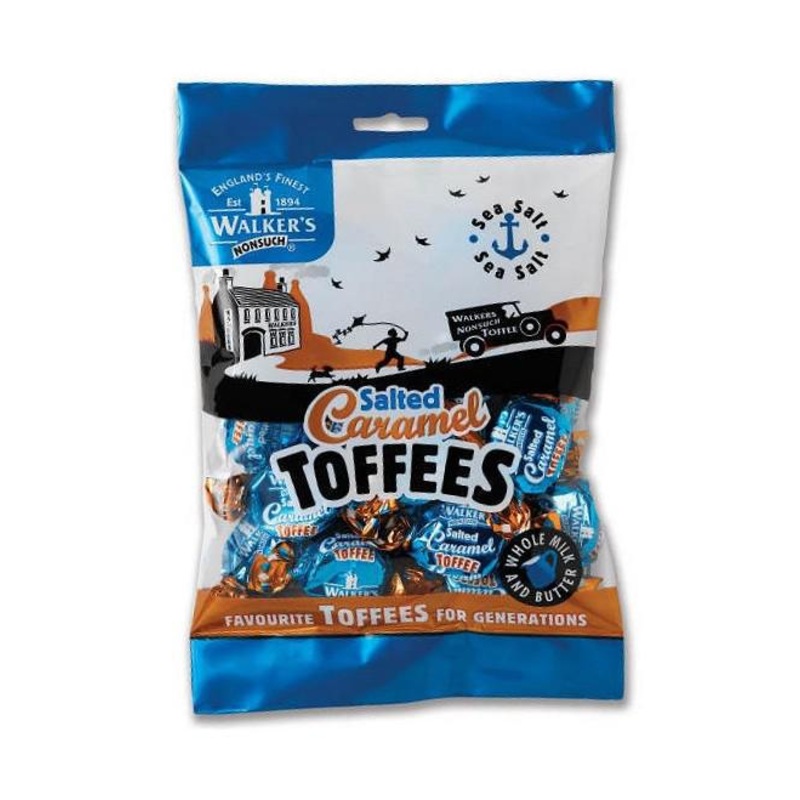 WALKERS SALTED CARAMEL TOFFEE PEG BAG