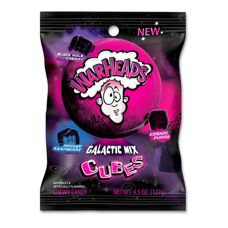 Warheads Galactic Cubes Bag 4.5oz – 12ct