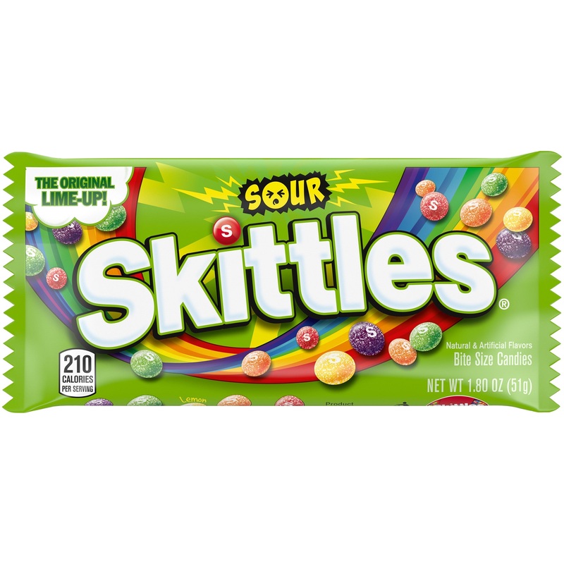 Skittles Sour Bite Size Candies – 1.8-oz. Bag 1 Bag