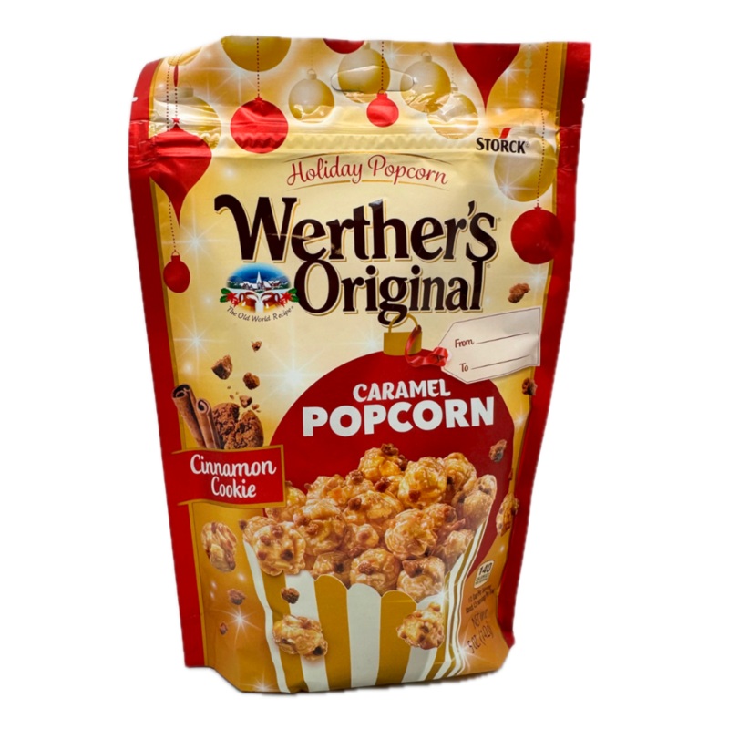 Werther’s Original Cinnamon Cookie Caramel Popcorn 5oz – 12ct