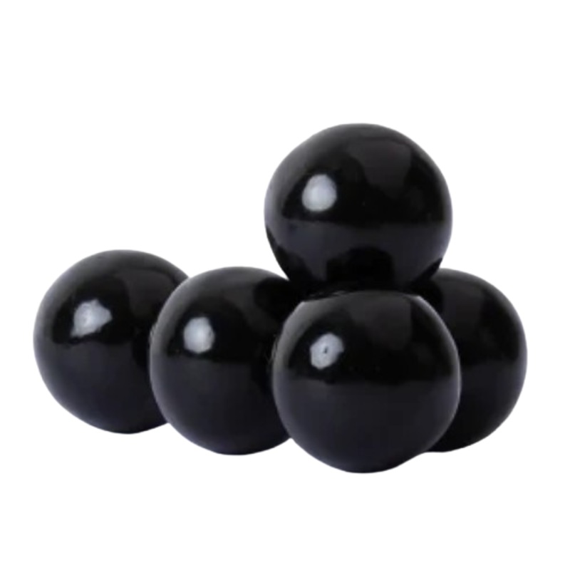 All City Candy 1″ Black Gumballs Tutti Frutti 3 lb. Bulk Bag