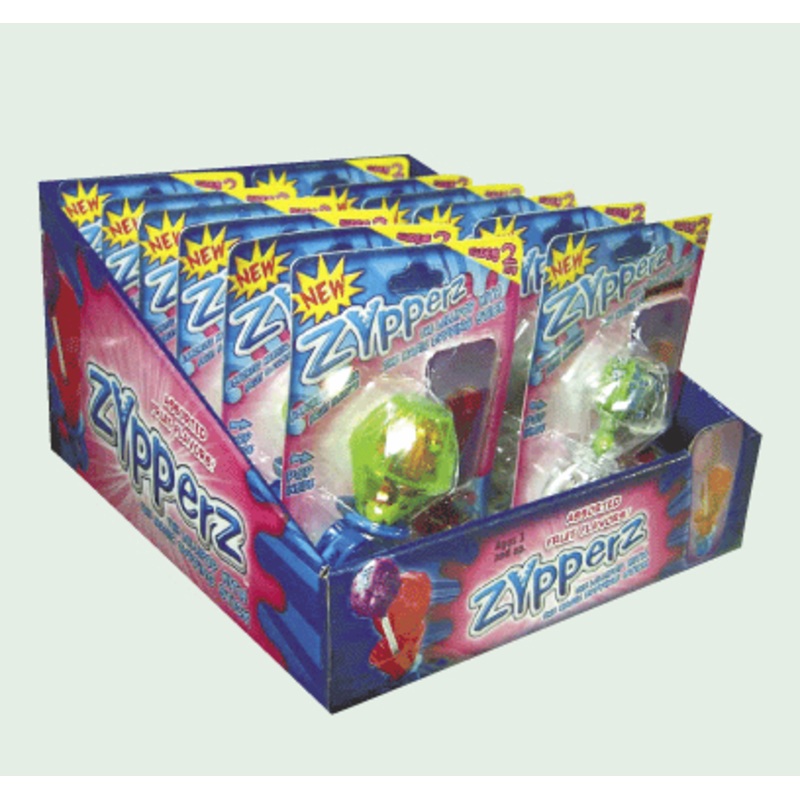 Zypperz Zipper Ring Pops – 12ct