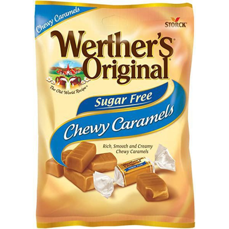 Werther’s Chewy Caramel Sugar Free Peg Bag