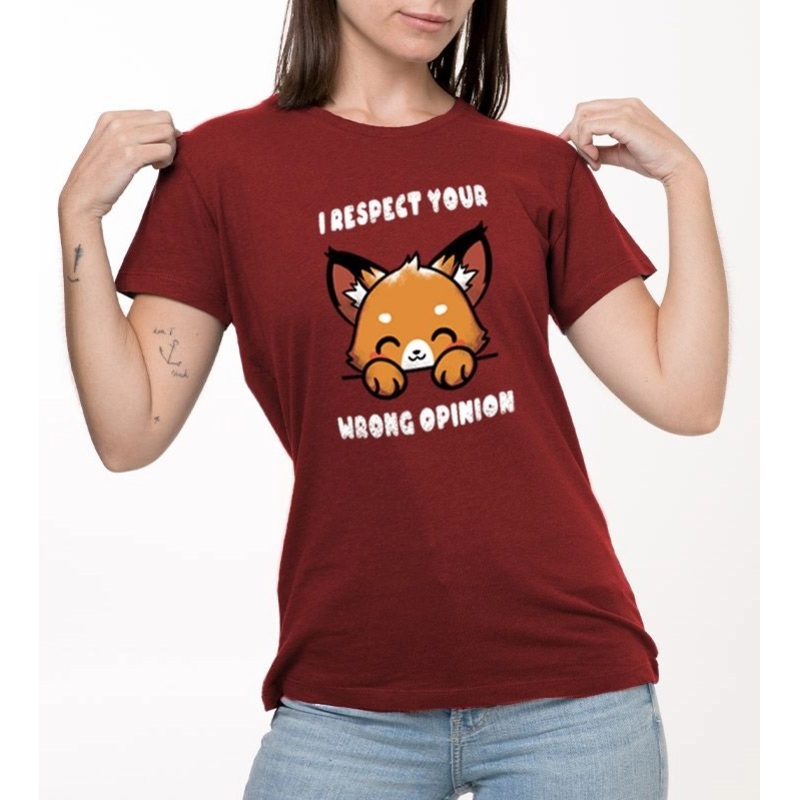 Wrong Opinion Tshirt Red S
