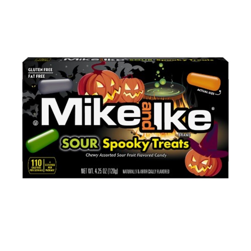 Mike and Ike Halloween Sour Spooky Treats 4.25 oz. Theater Box 4.25 oz. Box