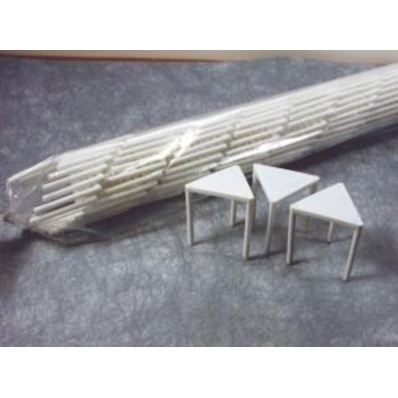 (Price/Case)Goldmax 20431 Stand Pizza Plastic White Box 10-100 C