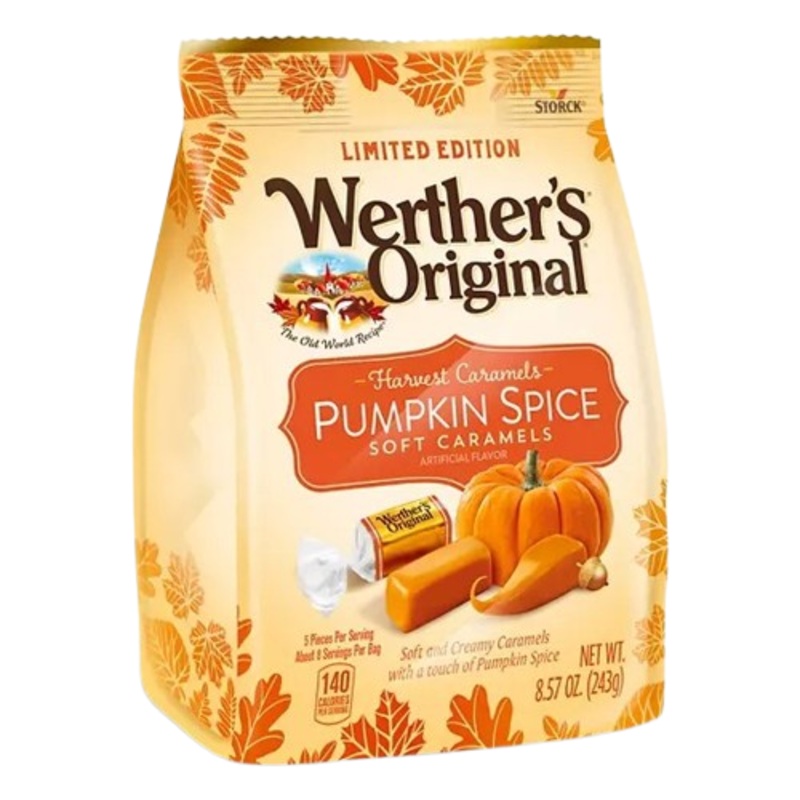 Werther’s Original Soft Harvest Caramels 8.57 oz. Bag Caramel Apple