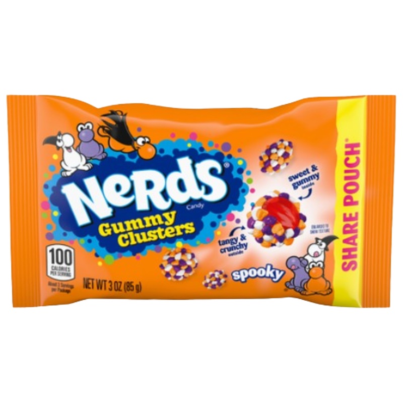 Nerds Halloween Gummy Clusters 3 oz. Bag 1 Bag