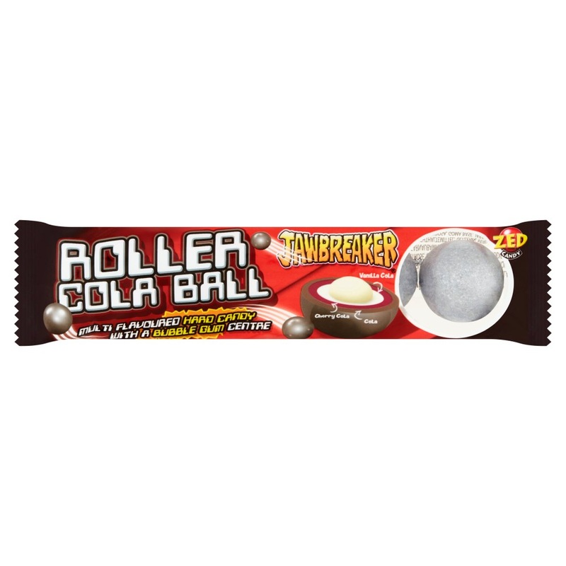 Zed Candy Roller Cola 4 Ball Jawbreaker Pack
