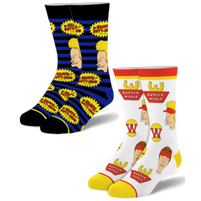Beavis & Butthead Socks 2 pack