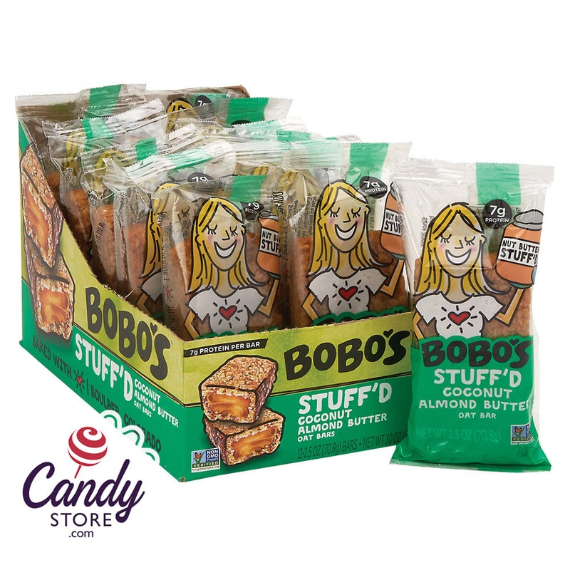 Bobo’s Coconut Almond Butter Filled Oat 2.5oz Bar – 12ct
