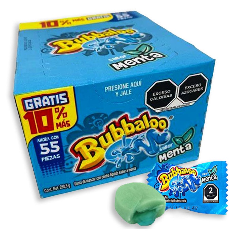 Bubbaloo Gum Mint (47ct)