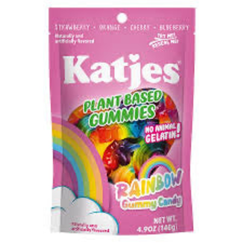 Katjes Plant Based Gummies – Rainbow 4.9oz)